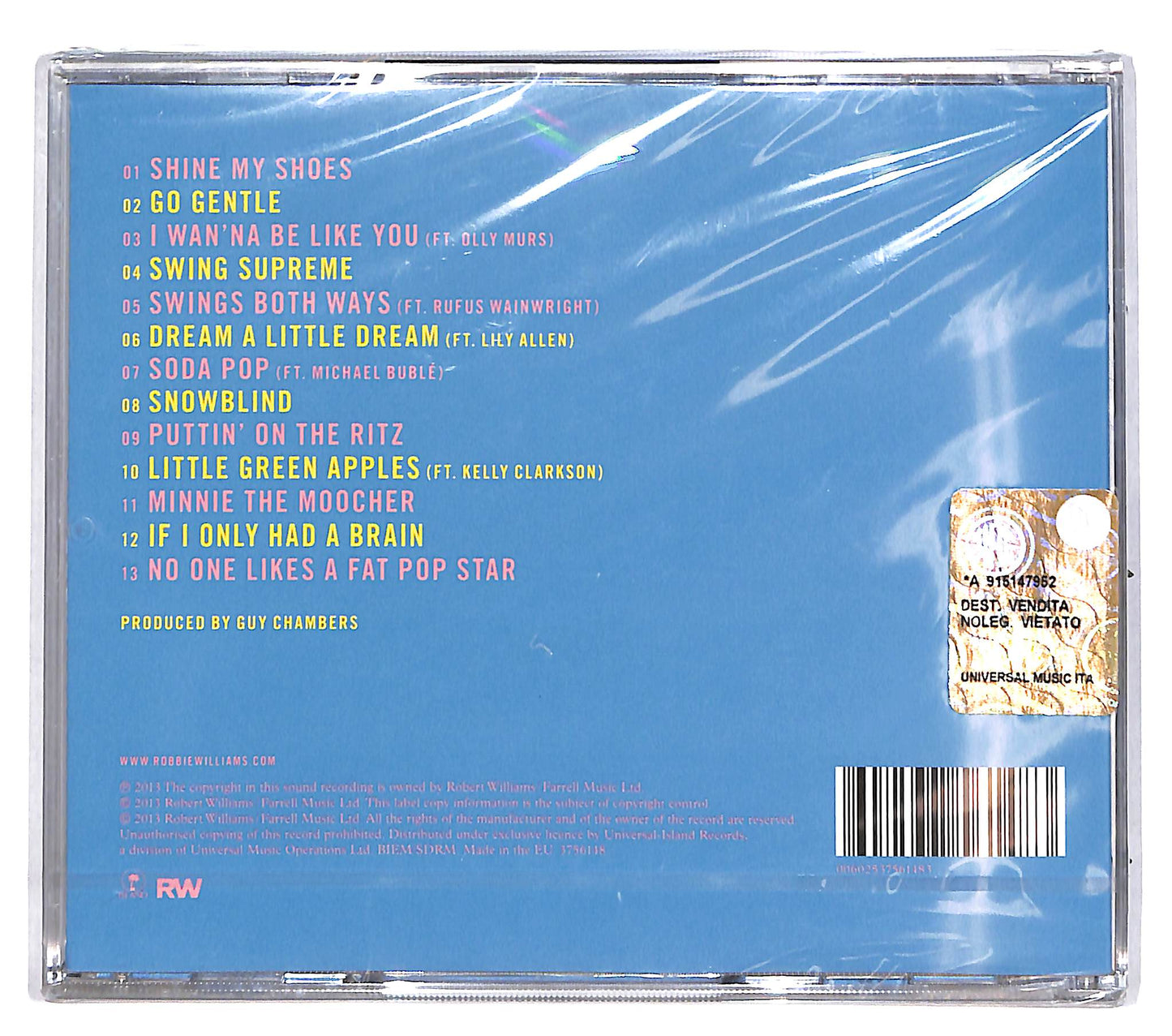 EBOND Robbie Williams - Swings Both Ways CD CD040329