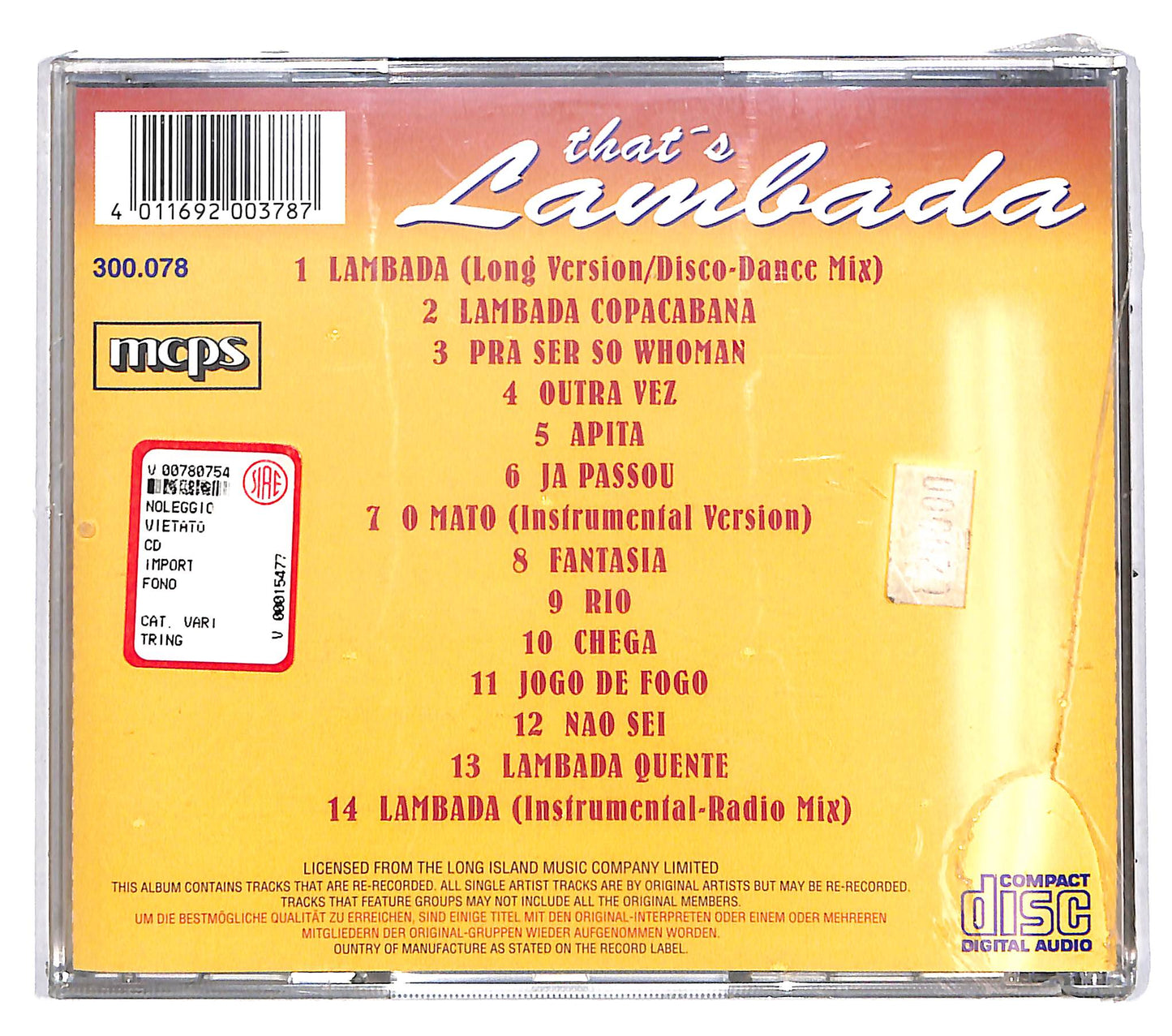 EBOND Concord - That's Lambada CD CD040336