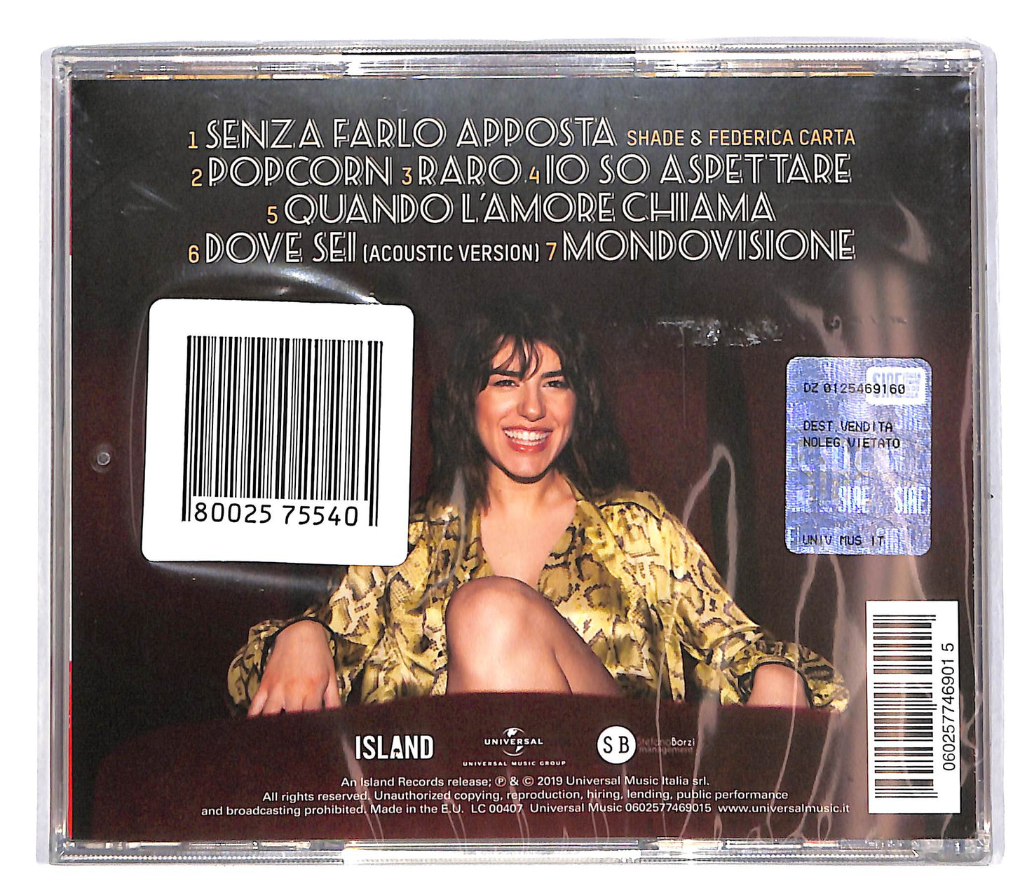 EBOND Federica Carta - Popcorn CD CD040625