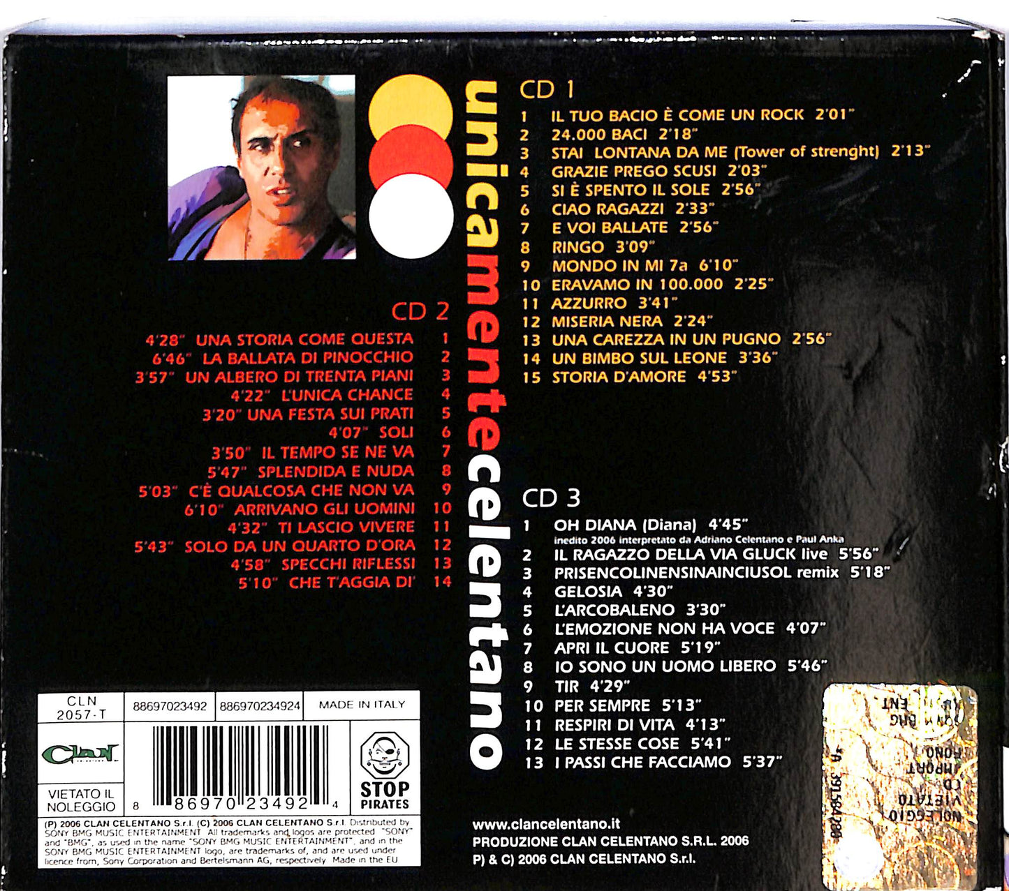 EBOND Adriano Celentano - Unicamente Celentano CD CD040631