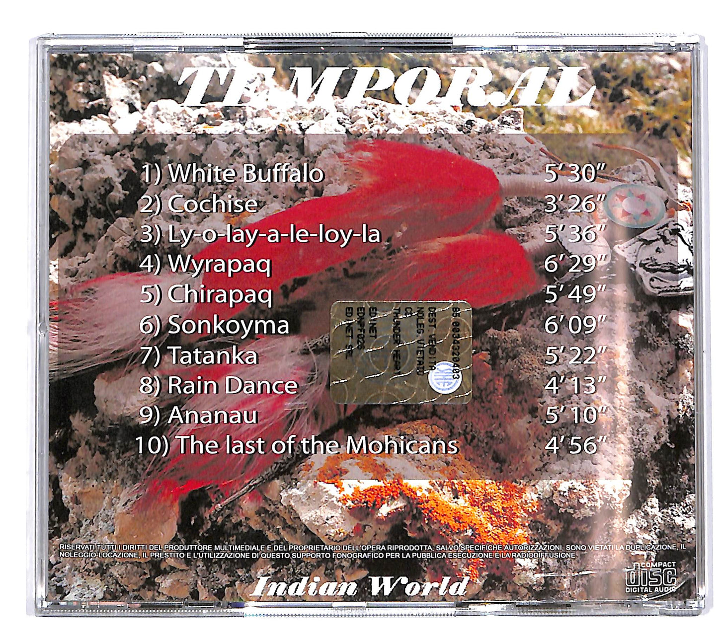 EBOND Thunder Heart vol.1 - Temporal indian world CD CD040656