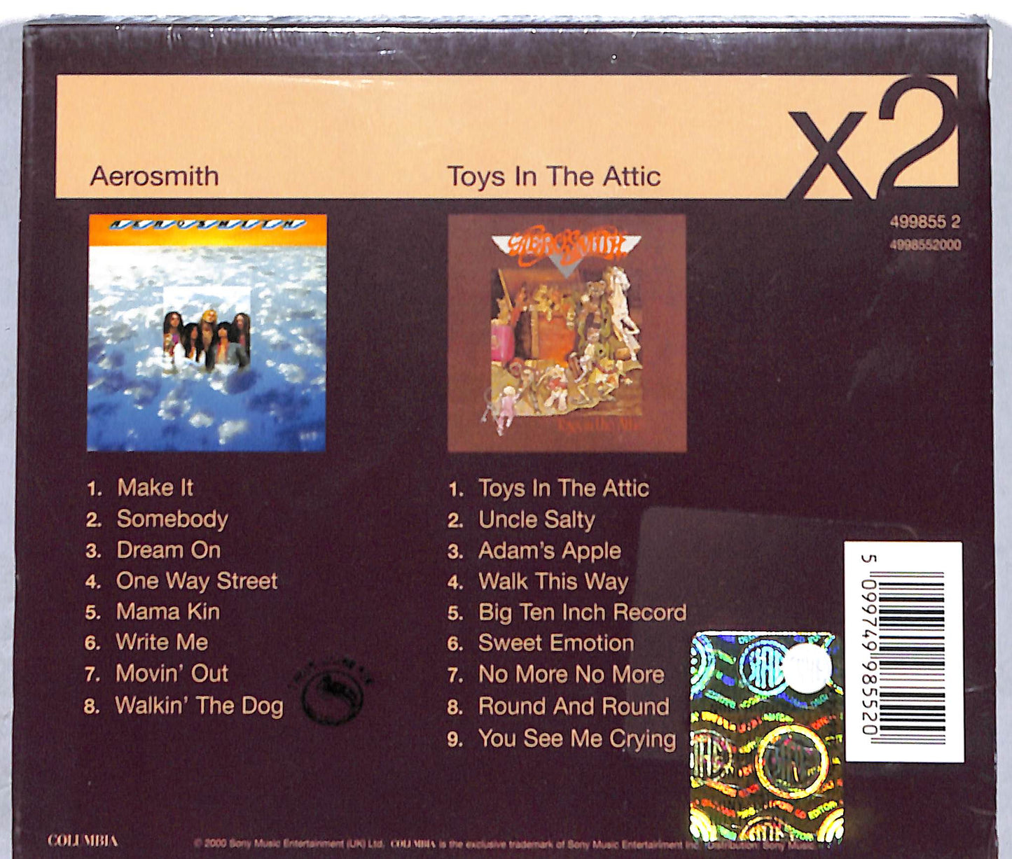 EBOND Aerosmith / Toys In The Attic CD CD040716