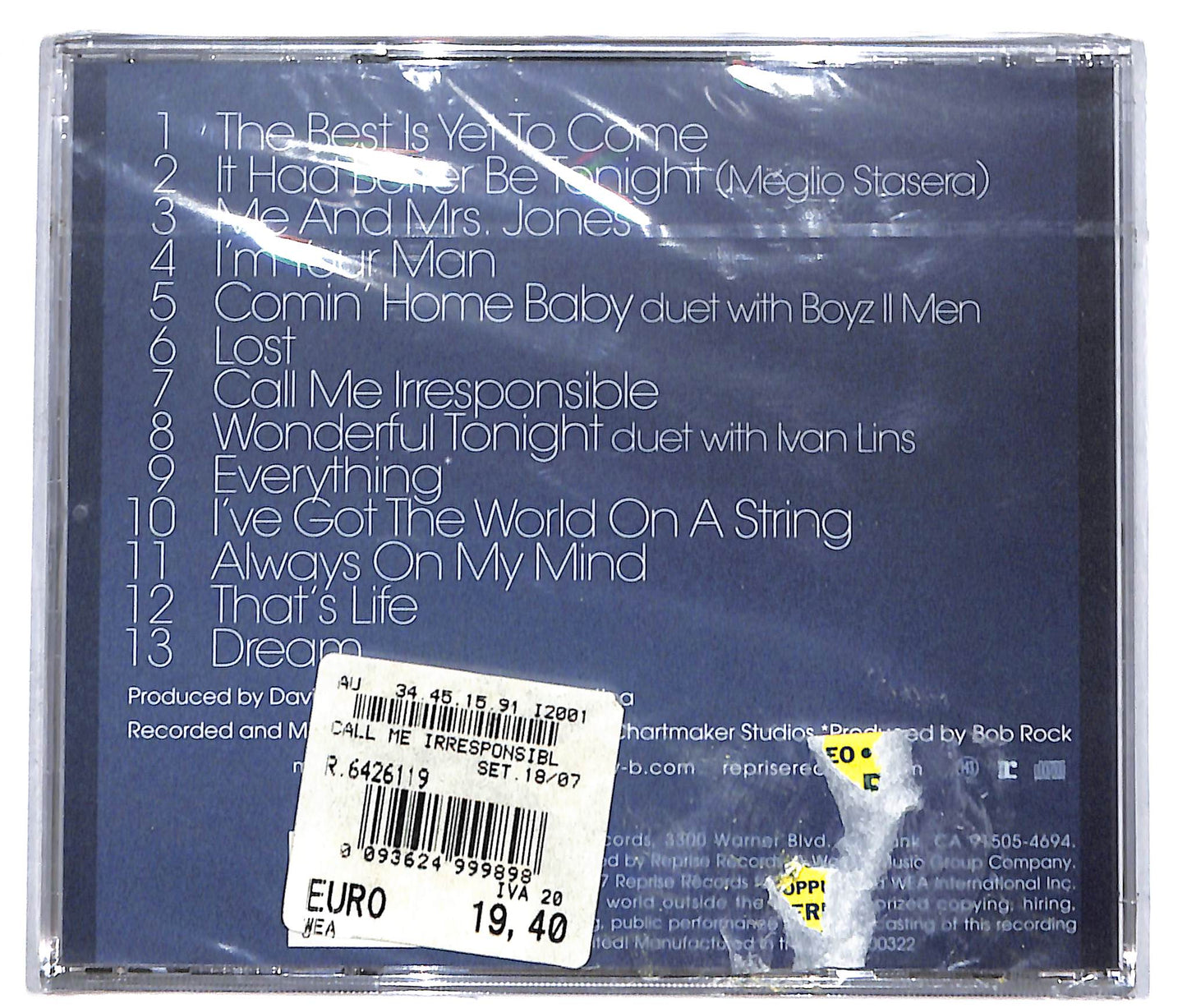 EBOND Michael Buble - Call Me Irresponsible CD CD040727