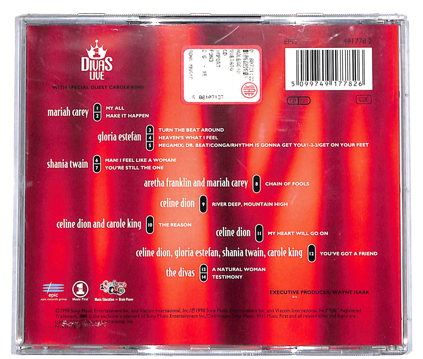 EBOND VH1 Divas Live CD CD040740