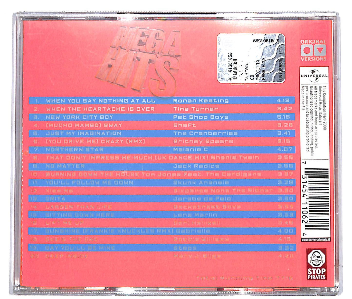 EBOND Mega Hits CD CD040744