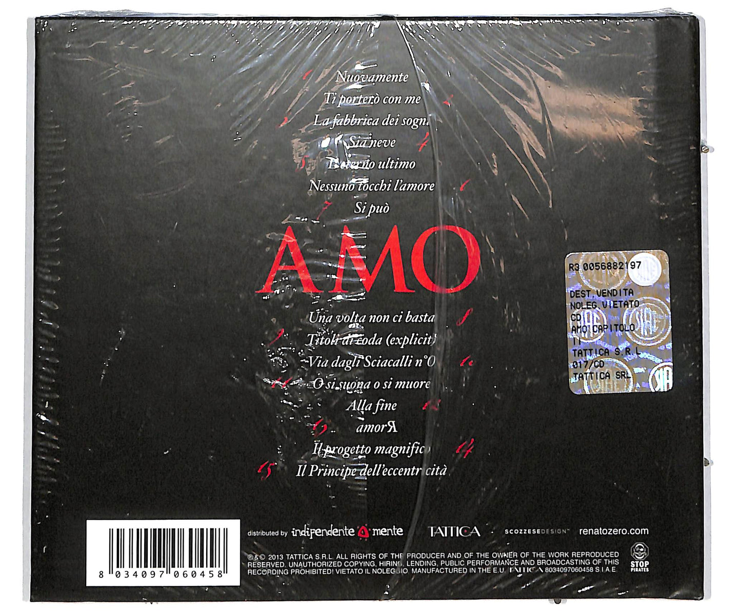 EBOND Renato Zero - Amo - Capitolo II CD CD040806