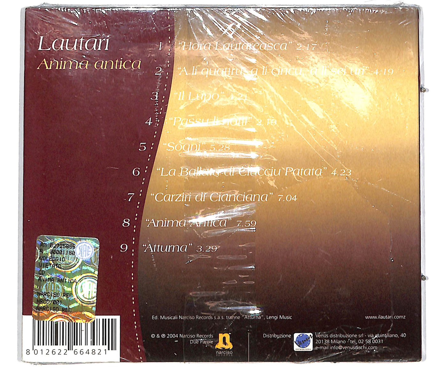 EBOND Lautari - Anima Antica CD CD040808