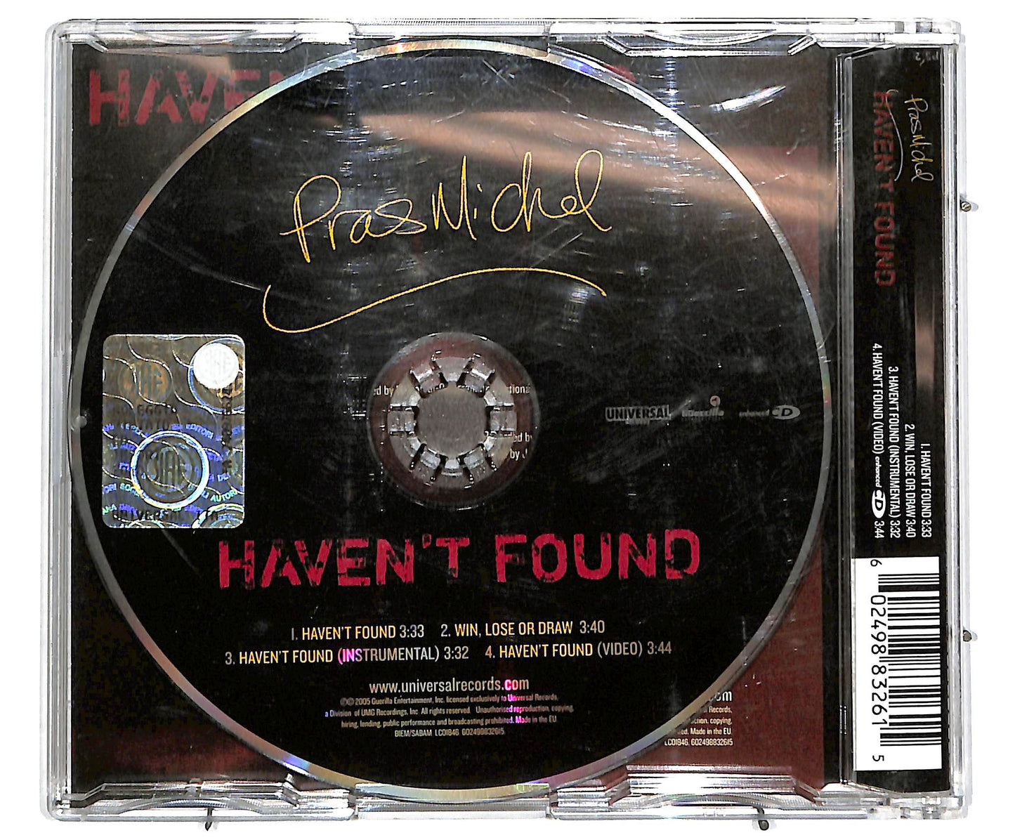 EBOND Pras Michel - Haven't Found CD CD040845