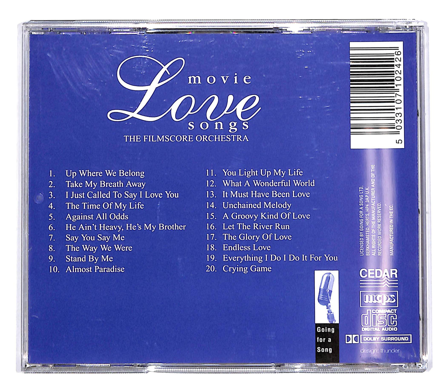 EBOND The Film Score Orchestra - Movie Love Songs CD CD040907