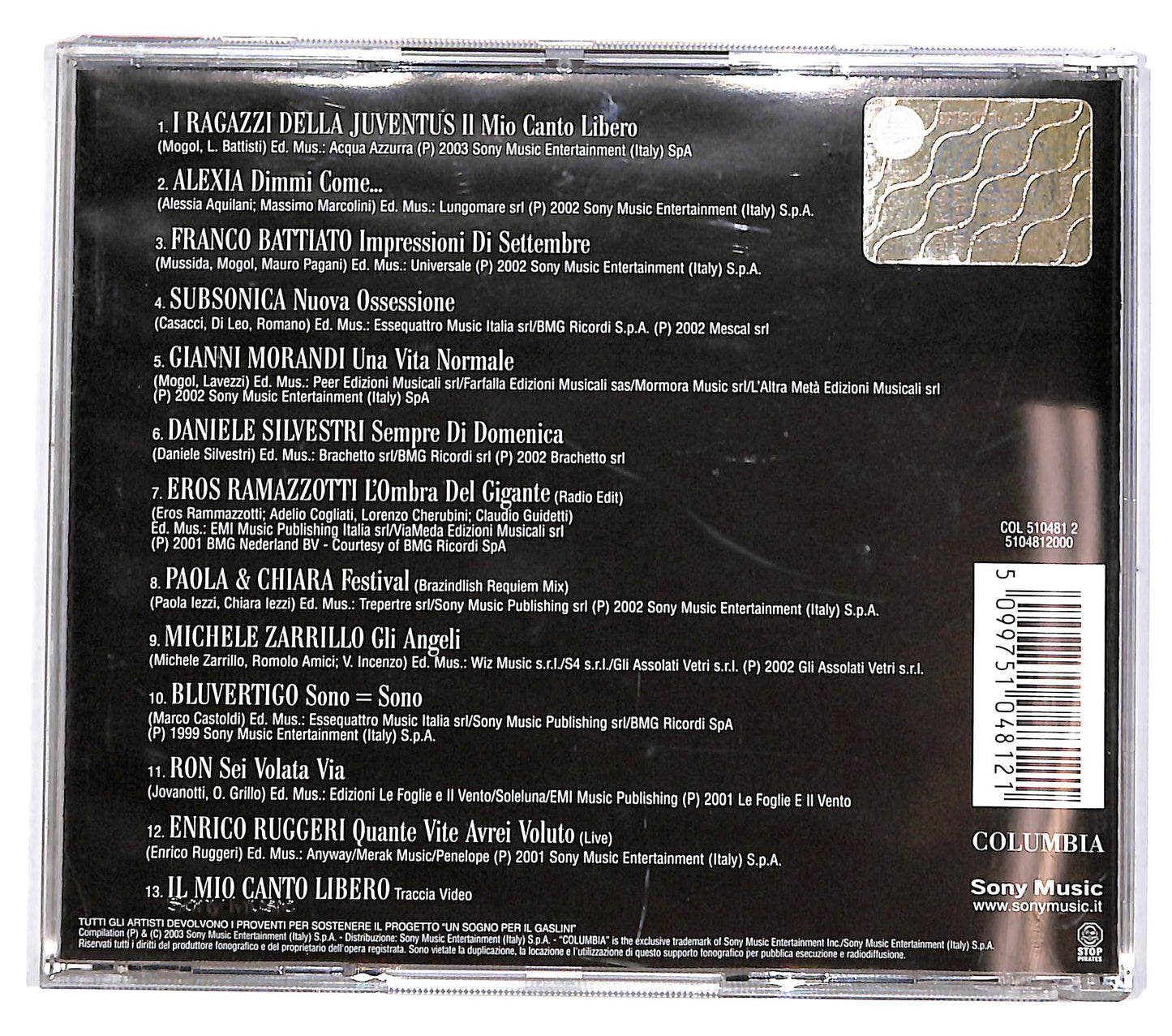 EBOND Various - Il Mio Canto Libero CD CD040955