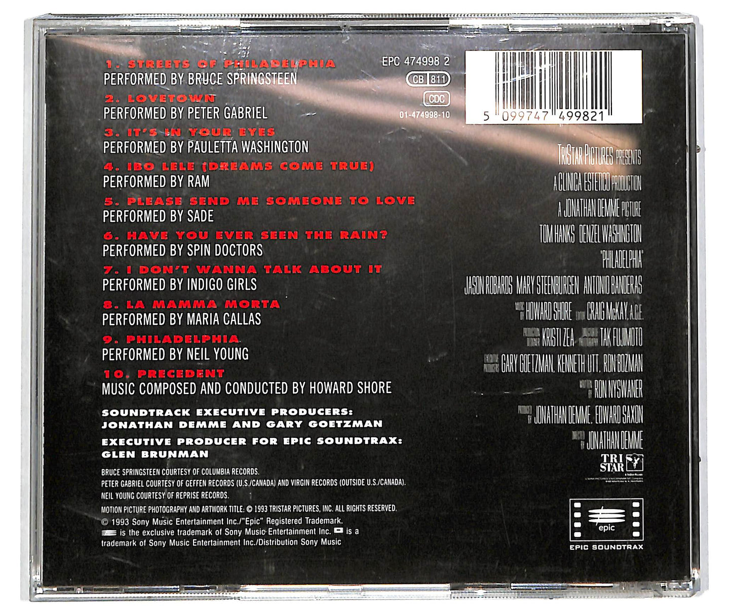 EBOND Philadelphia (Music From The Motion Picture) CD CD041103