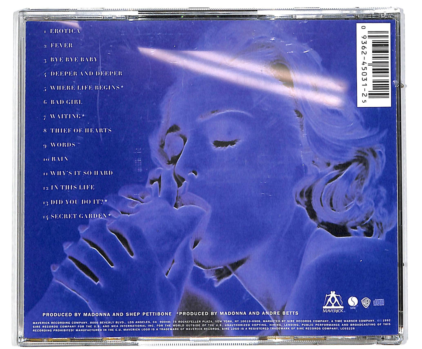 EBOND Madonna - Erotica CD CD041107