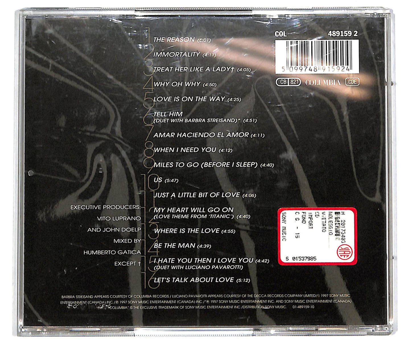 EBOND Celine Dion - Let's Talk About Love CD CD041109