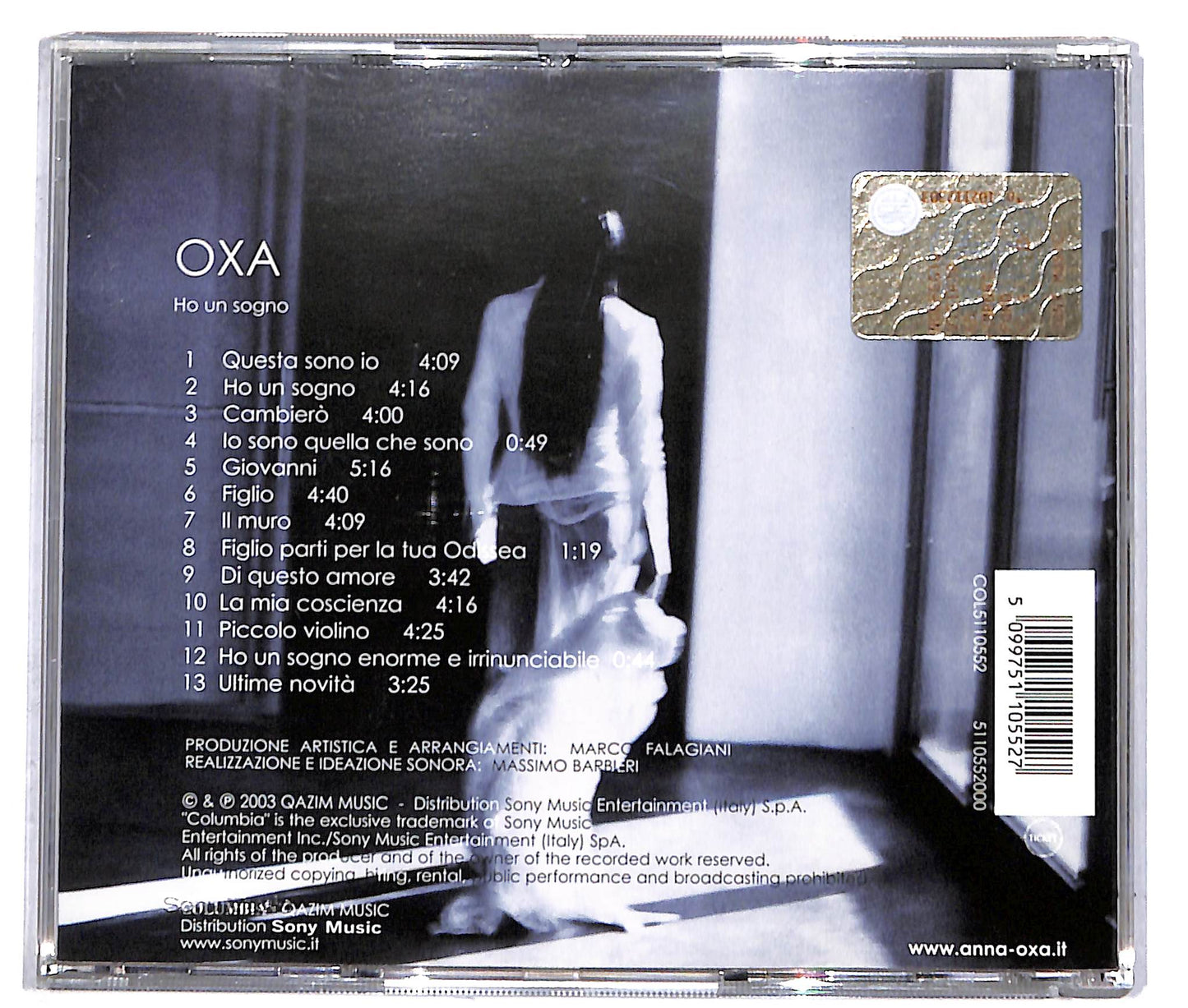 EBOND Oxa - Ho Un Sogno CD CD041214