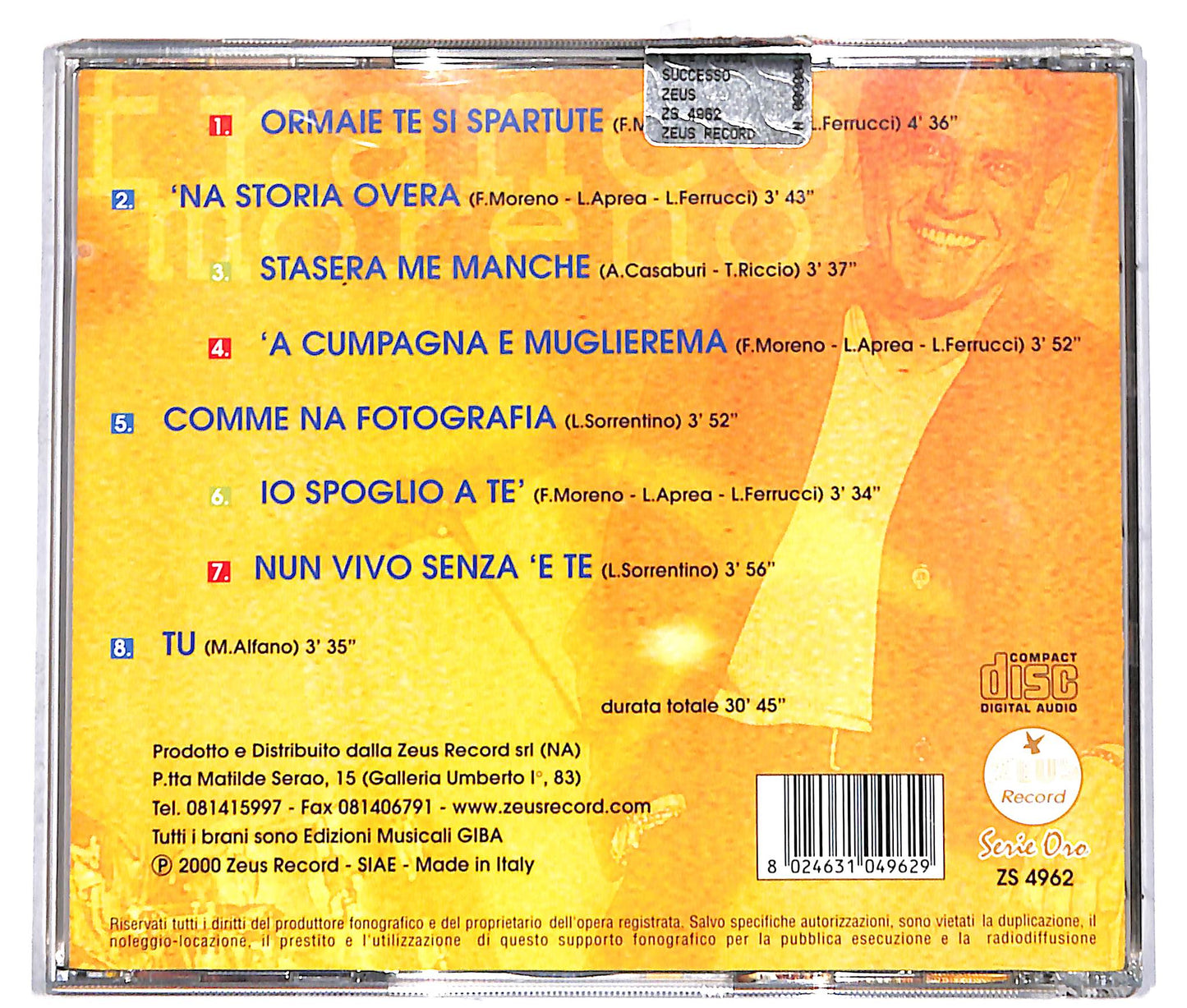EBOND franco moreno - e se fosse successo? CD CD041215