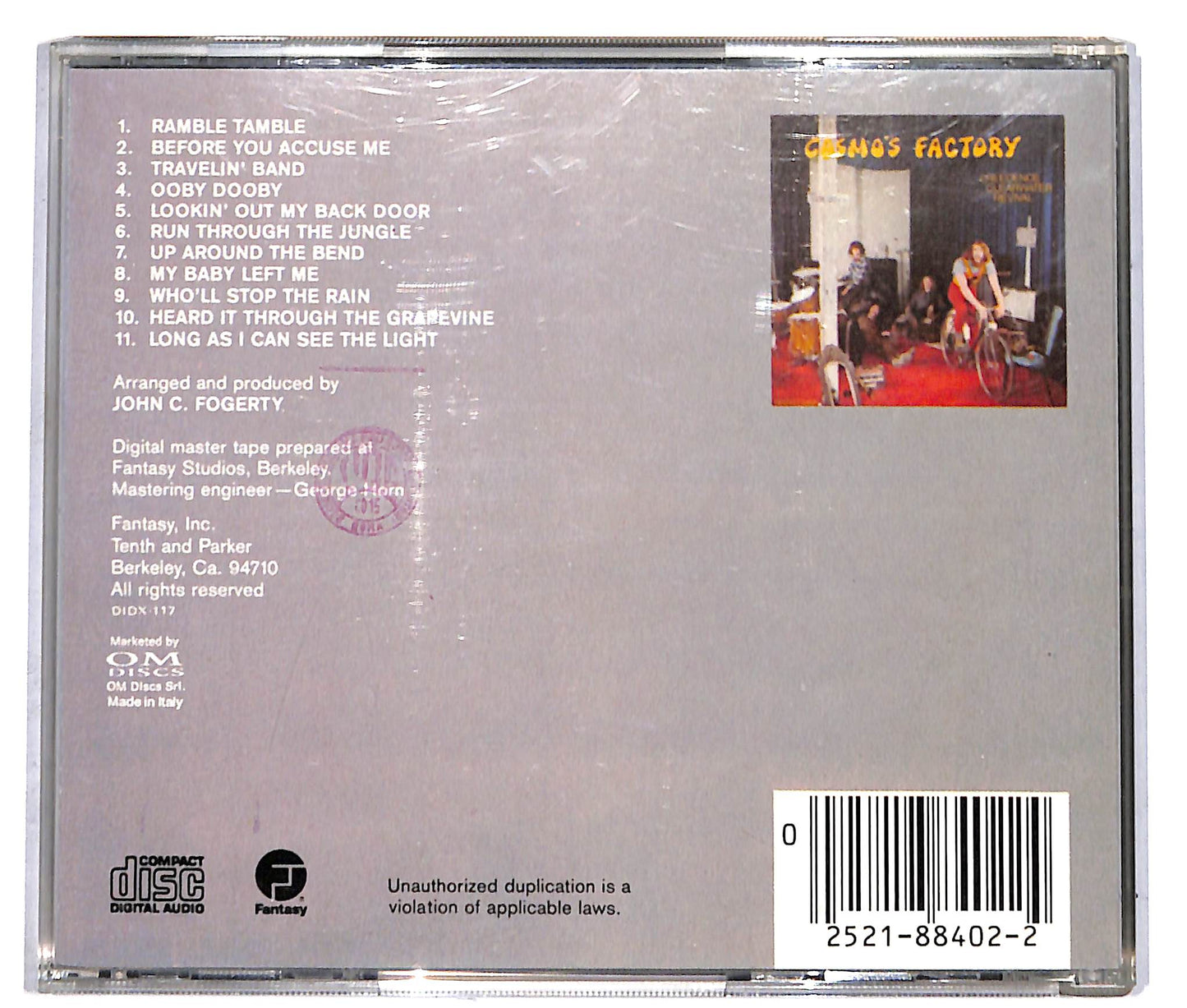 EBOND Creedence Clearwater Revival - Cosmo's Factory CD CD041229