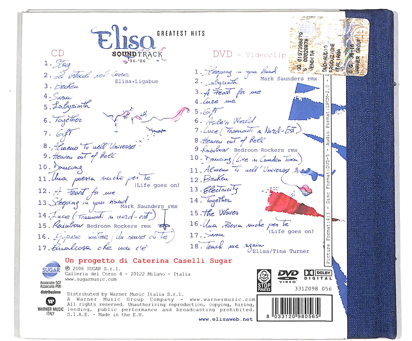 EBOND Elisa - Soundtrack '96-'06 Greatest Hits CD CD041307