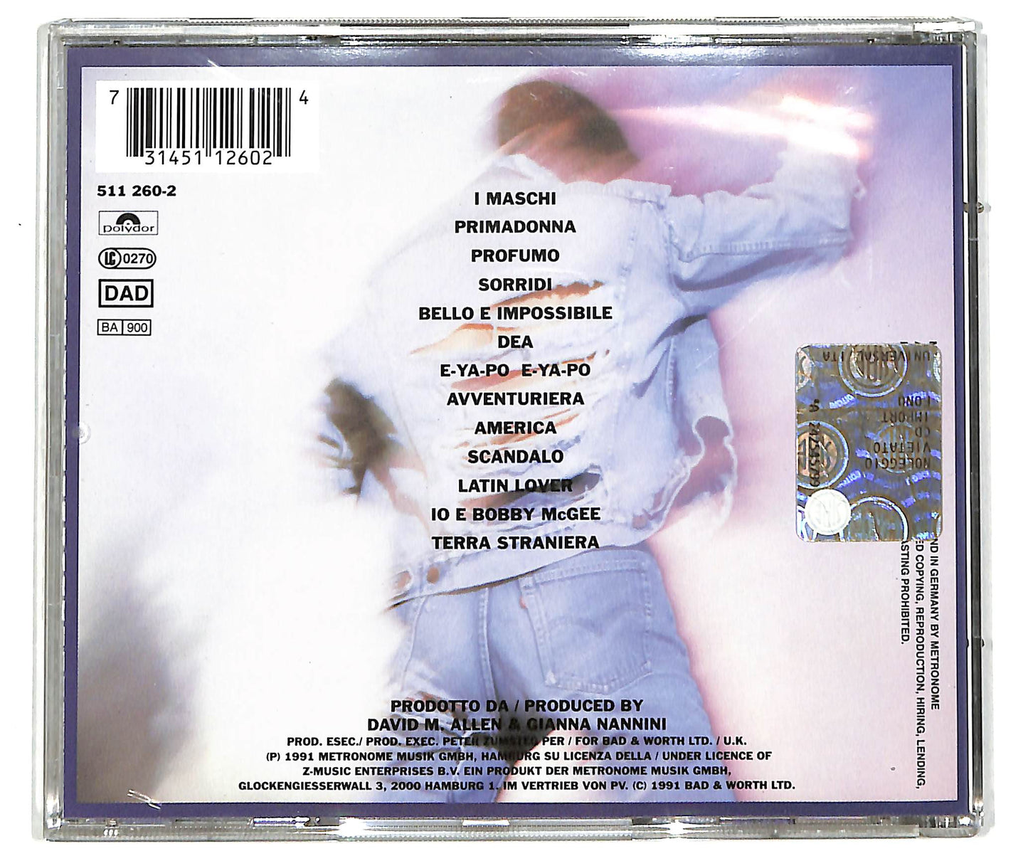 EBOND Gianna Nannini - Giannissima CD CD041327