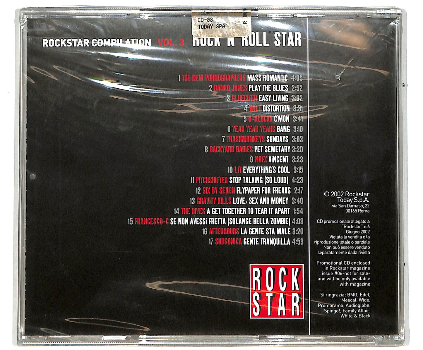 EBOND Rockstar Compilation Volume 3 - Rock 'n' Roll Star CD CD041330