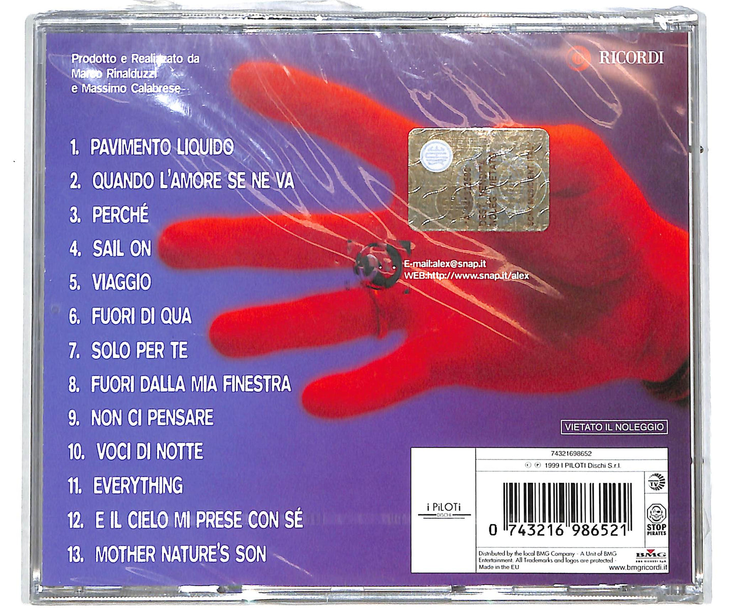 EBOND Alex Baroni - Ultimamente CD CD041336