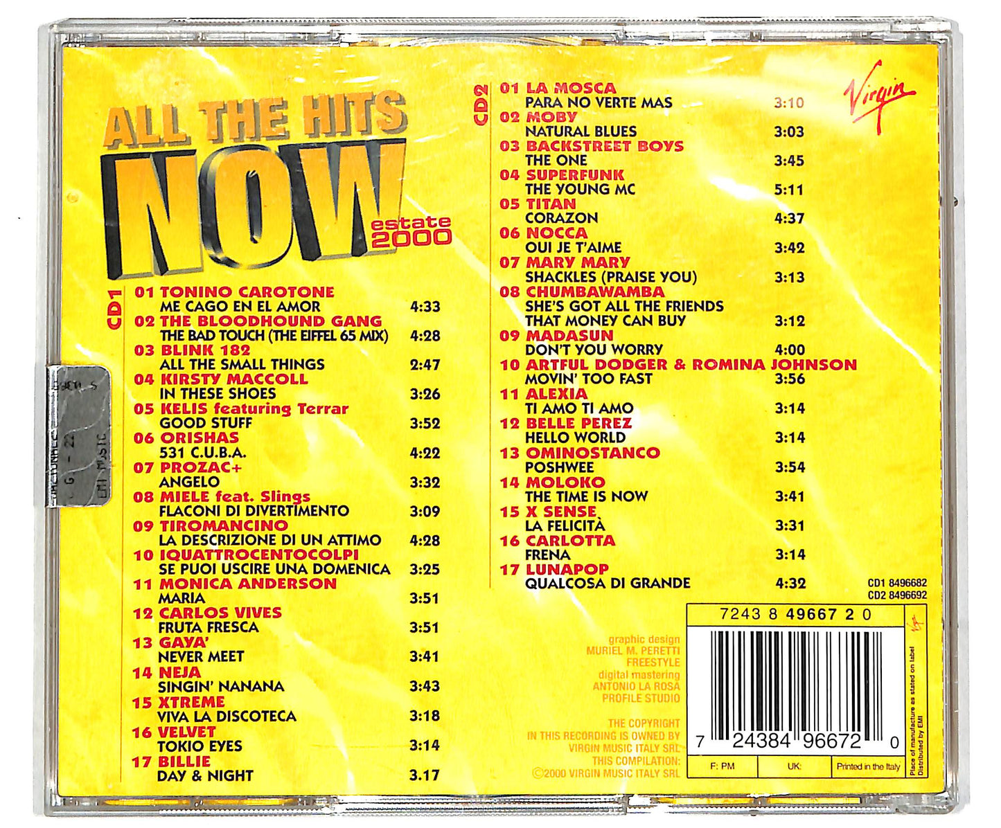 EBOND All The Hits Now Estate 2000 CD CD041362