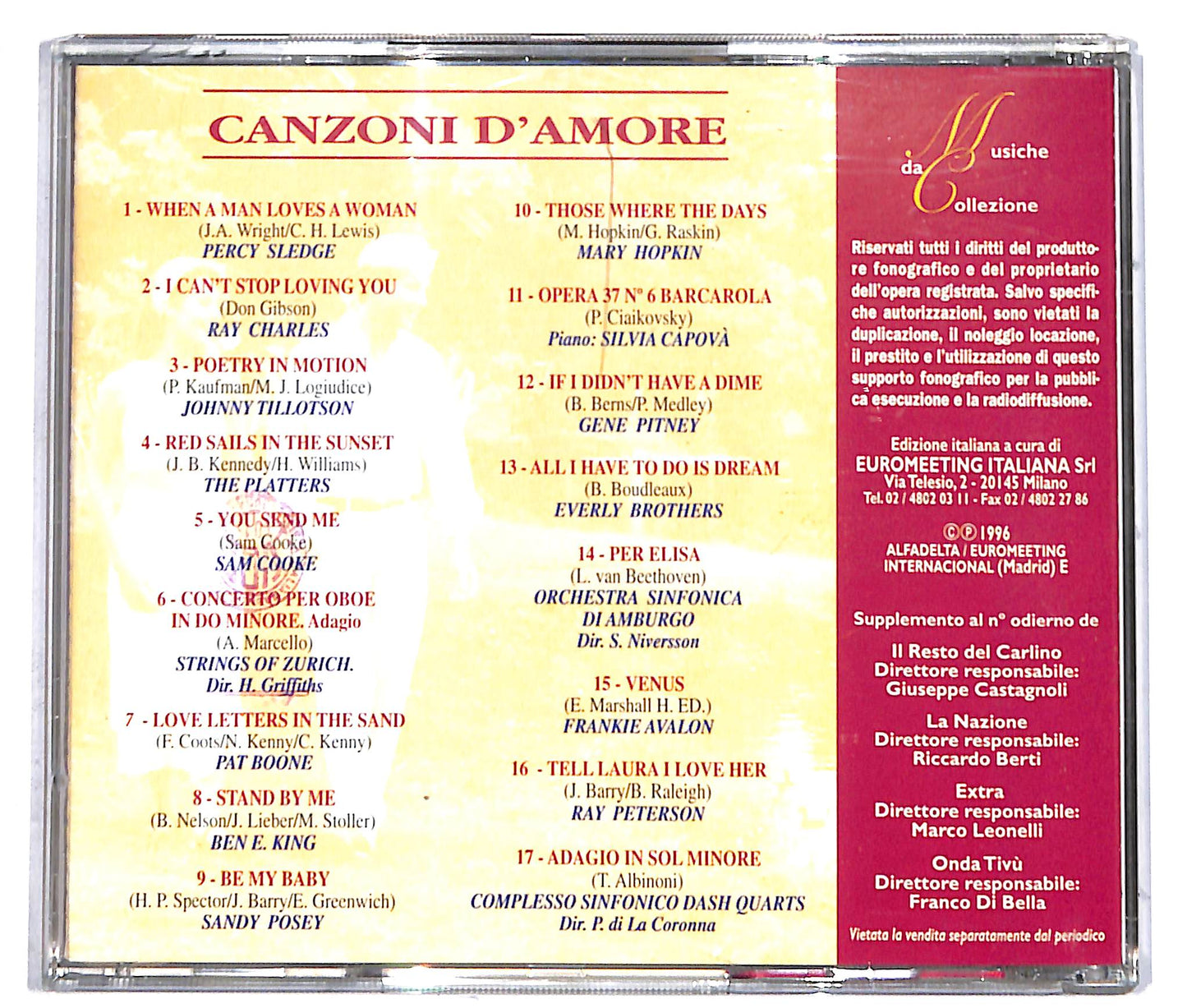 EBOND Canzoni D’Amore - EDITORIALE CD CD041412