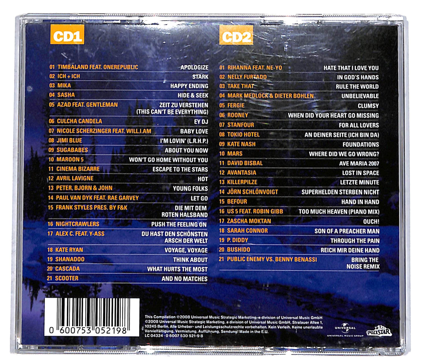 EBOND mega hits - 2008 die erste CD CD041444