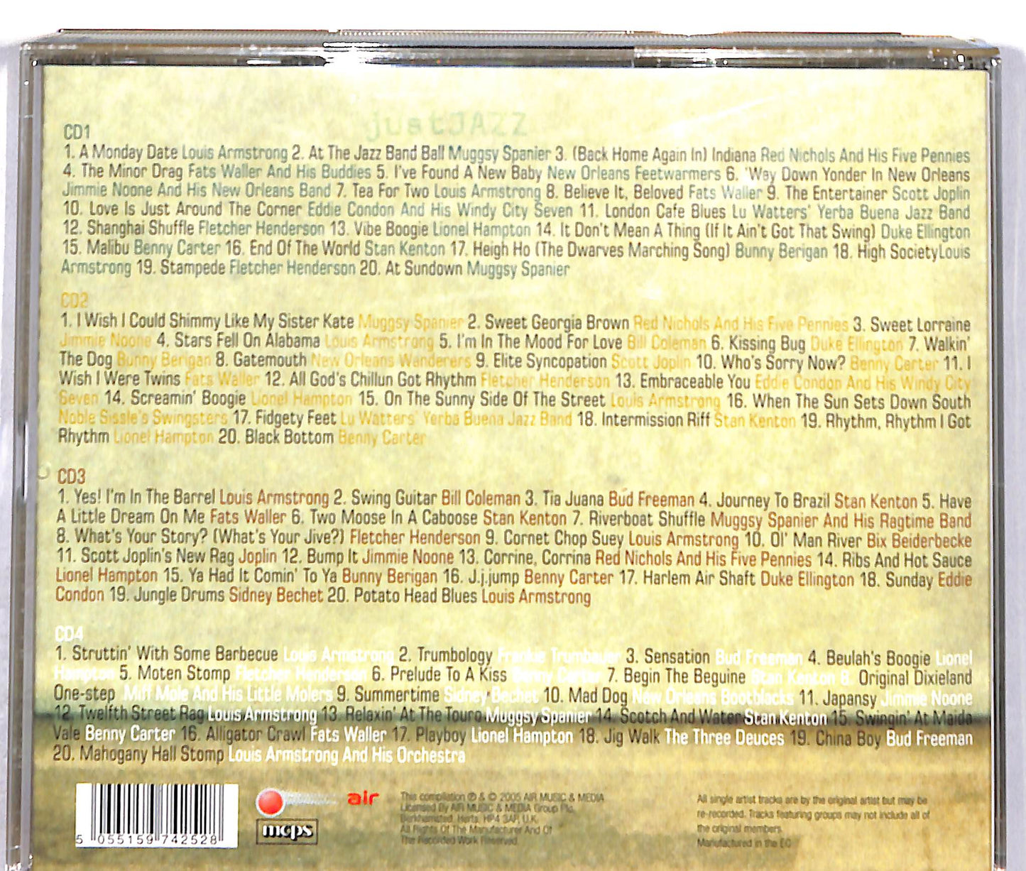 EBOND just jazz CD CD041551