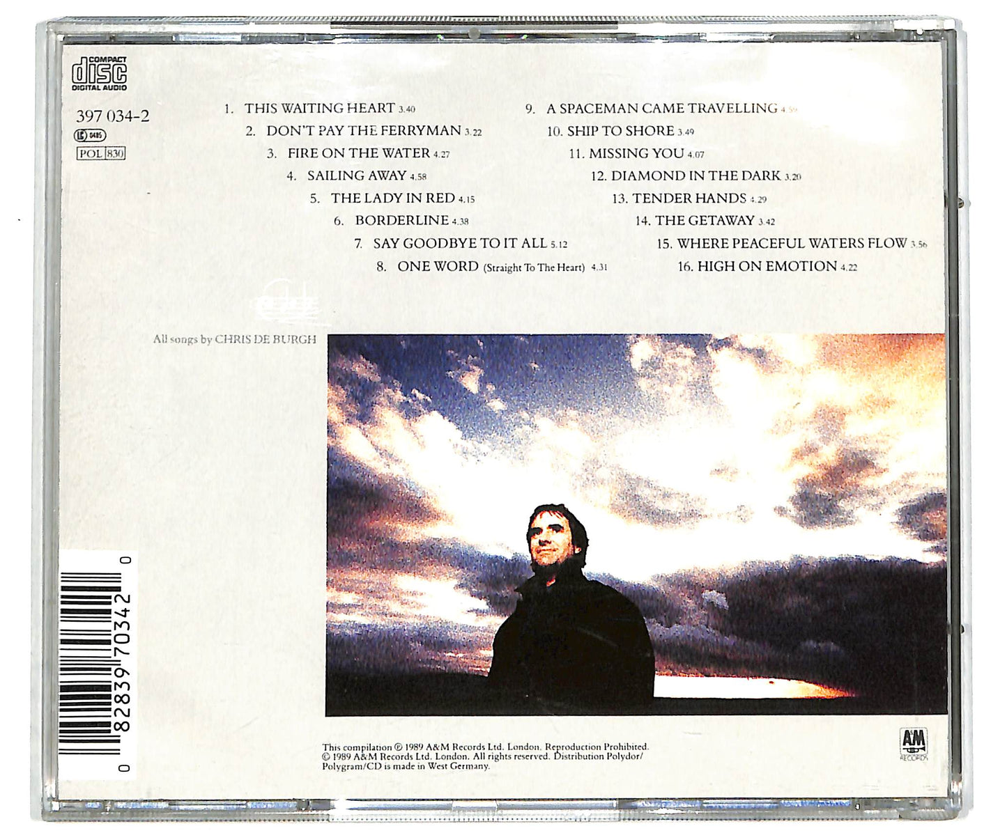 EBOND Chris De Burgh - Spark To A Flame (The Very Best Of Chris De Burgh) CD CD041625
