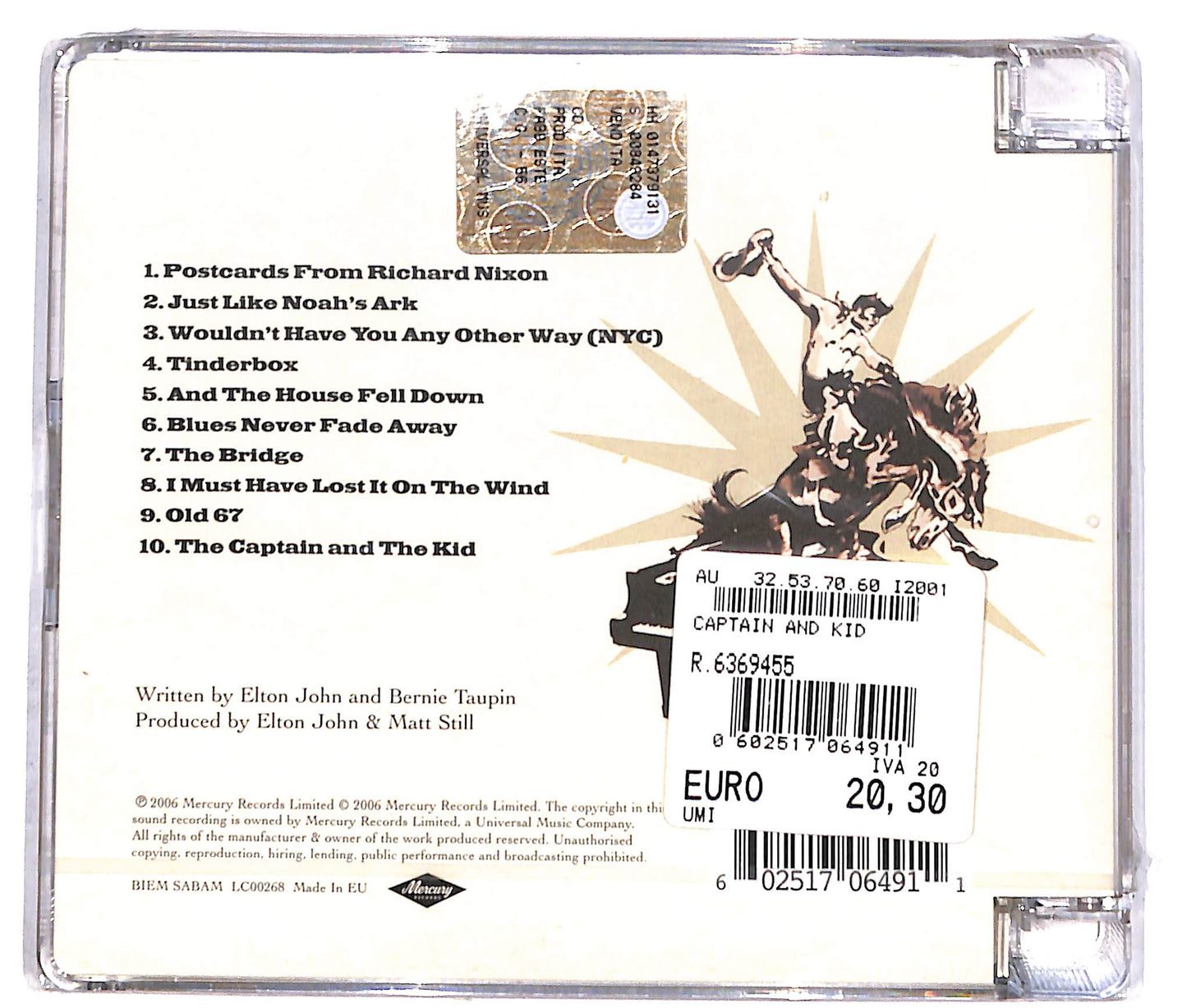 EBOND Elton John - The Captain & The Kid CD CD041901