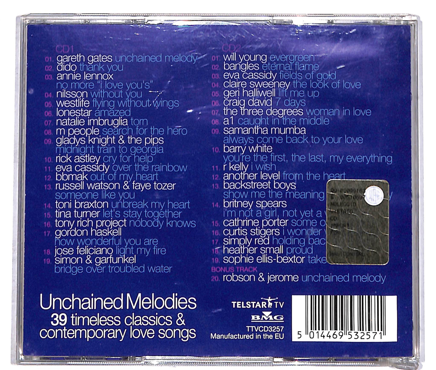 EBOND unchained melodies CD CD041945