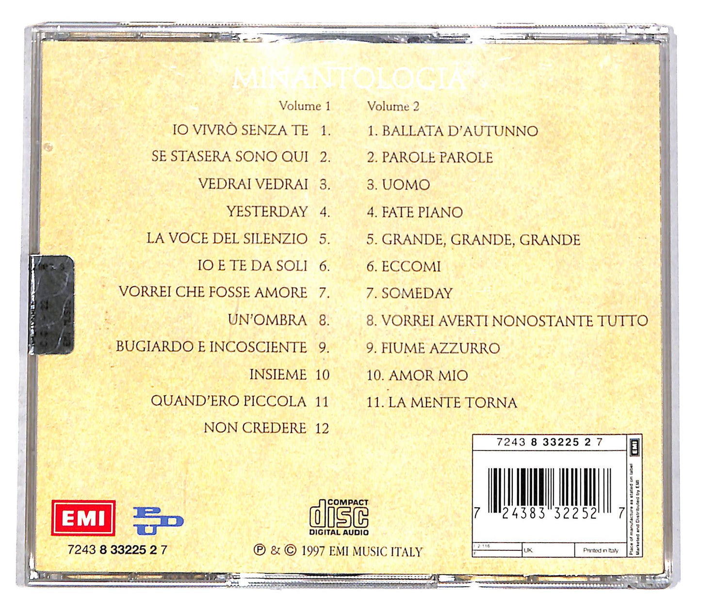 EBOND Mina (3) - Minantologia CD CD042003