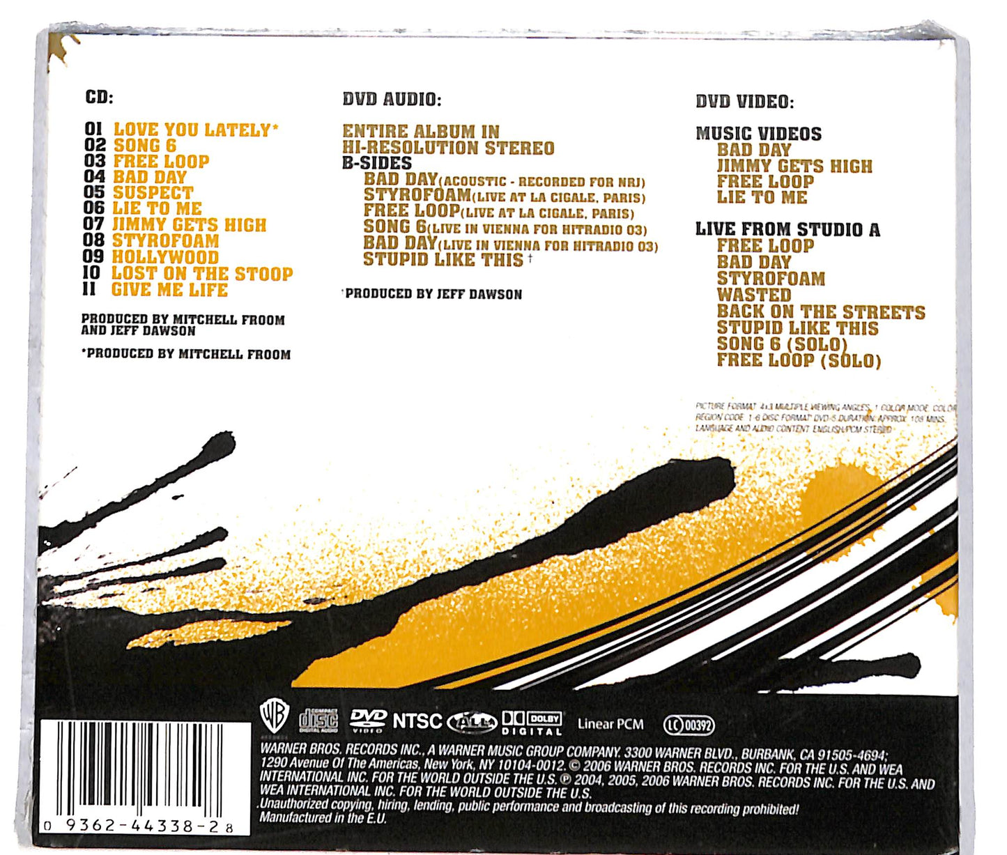 EBOND Daniel Powter - Daniel Powter CD CD042214