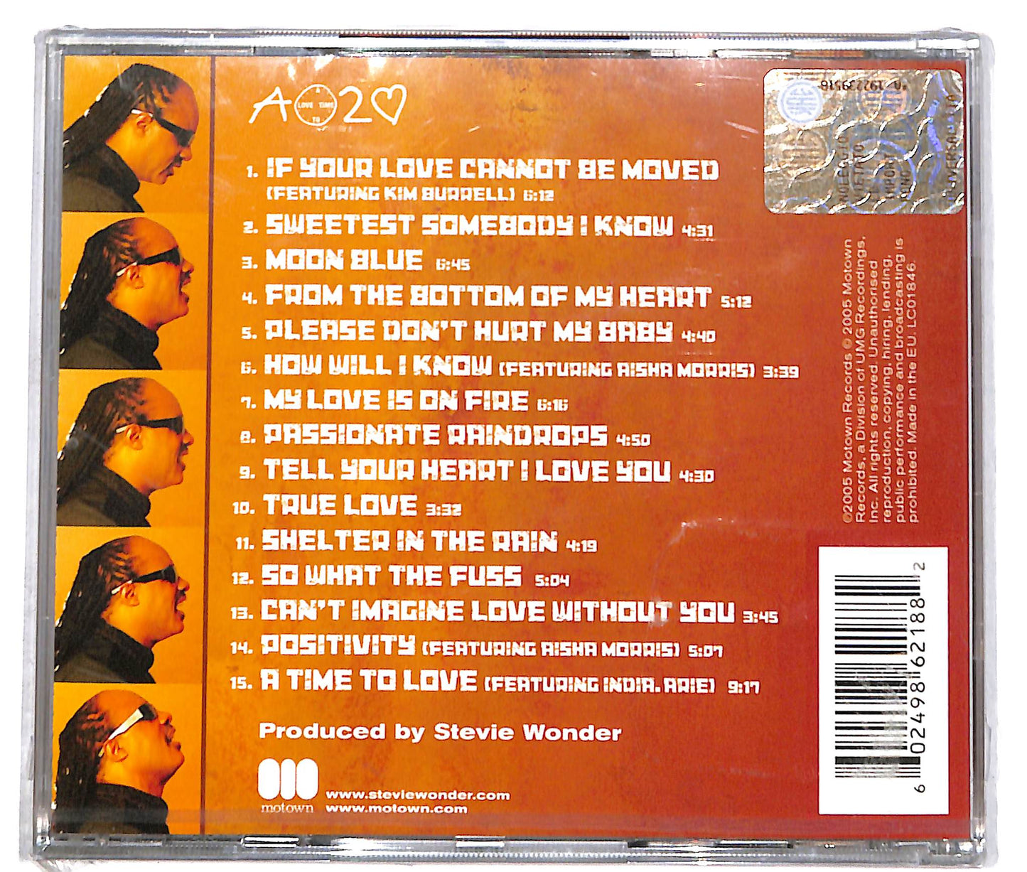 EBOND Stevie Wonder - A Time To Love CD CD042216