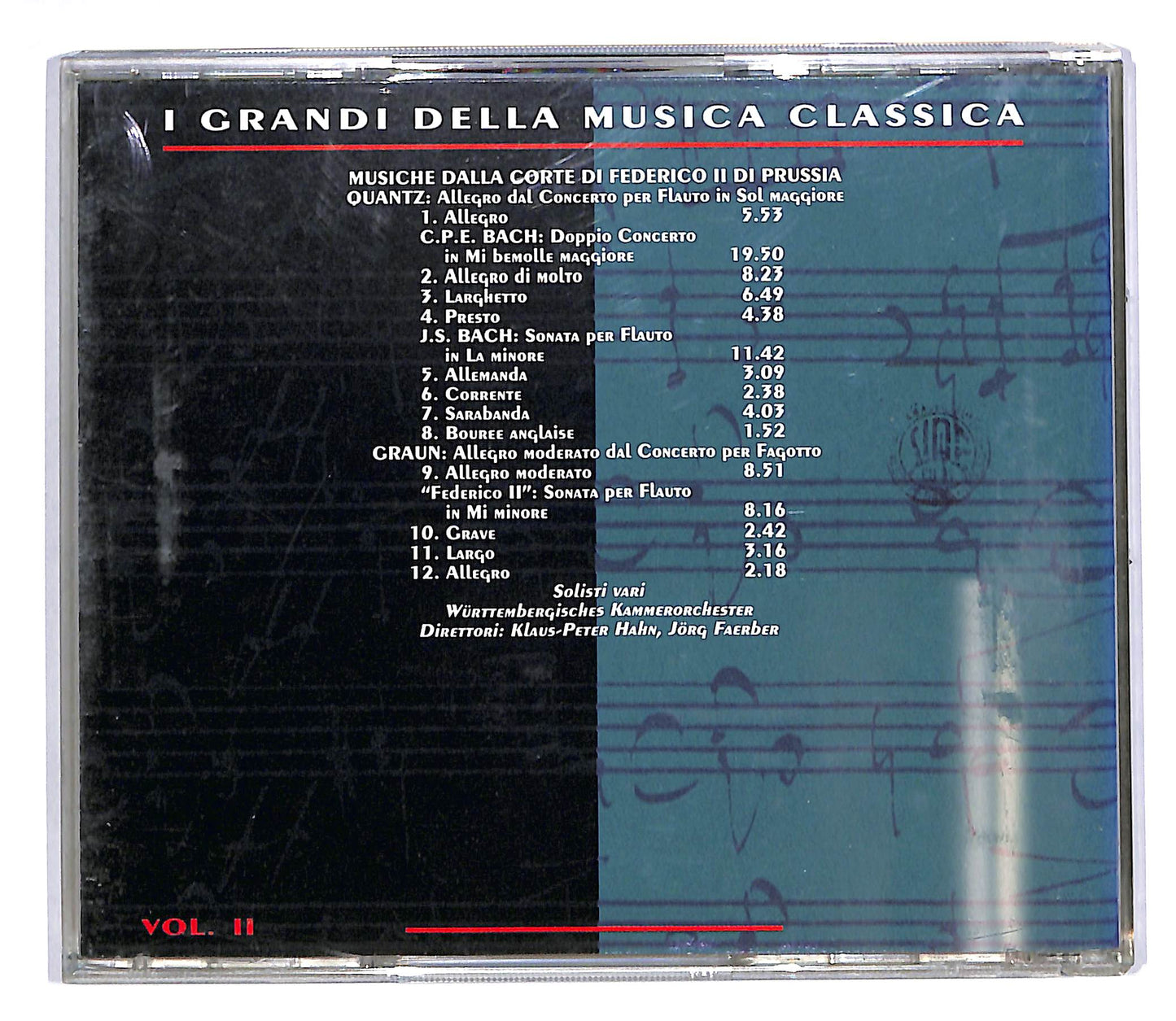 EBOND Musiche dalle corti reali europee vol.II EDITORIALE CD CD042308