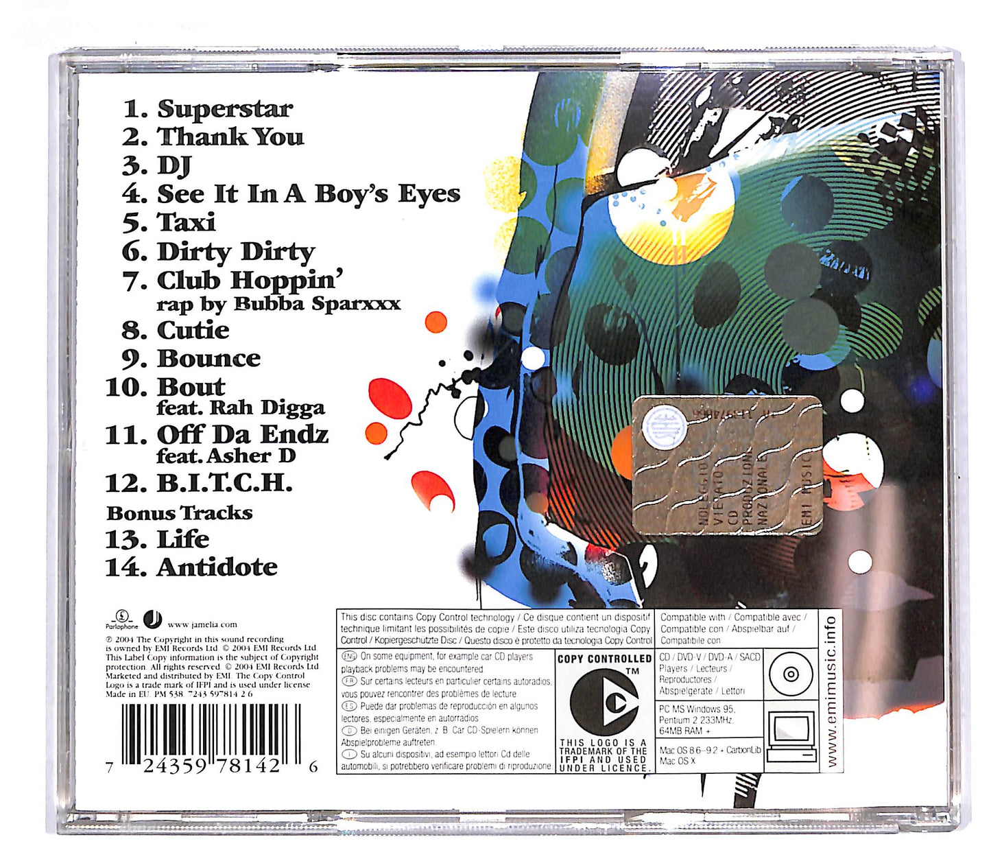 EBOND Jamelia - Thank You CD CD042347