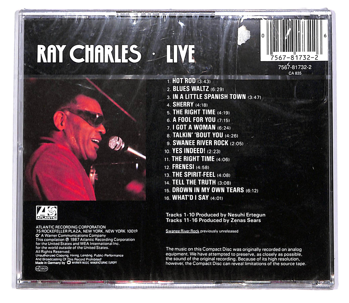 EBOND Ray Charles - Ray Charles Live CD CD042409