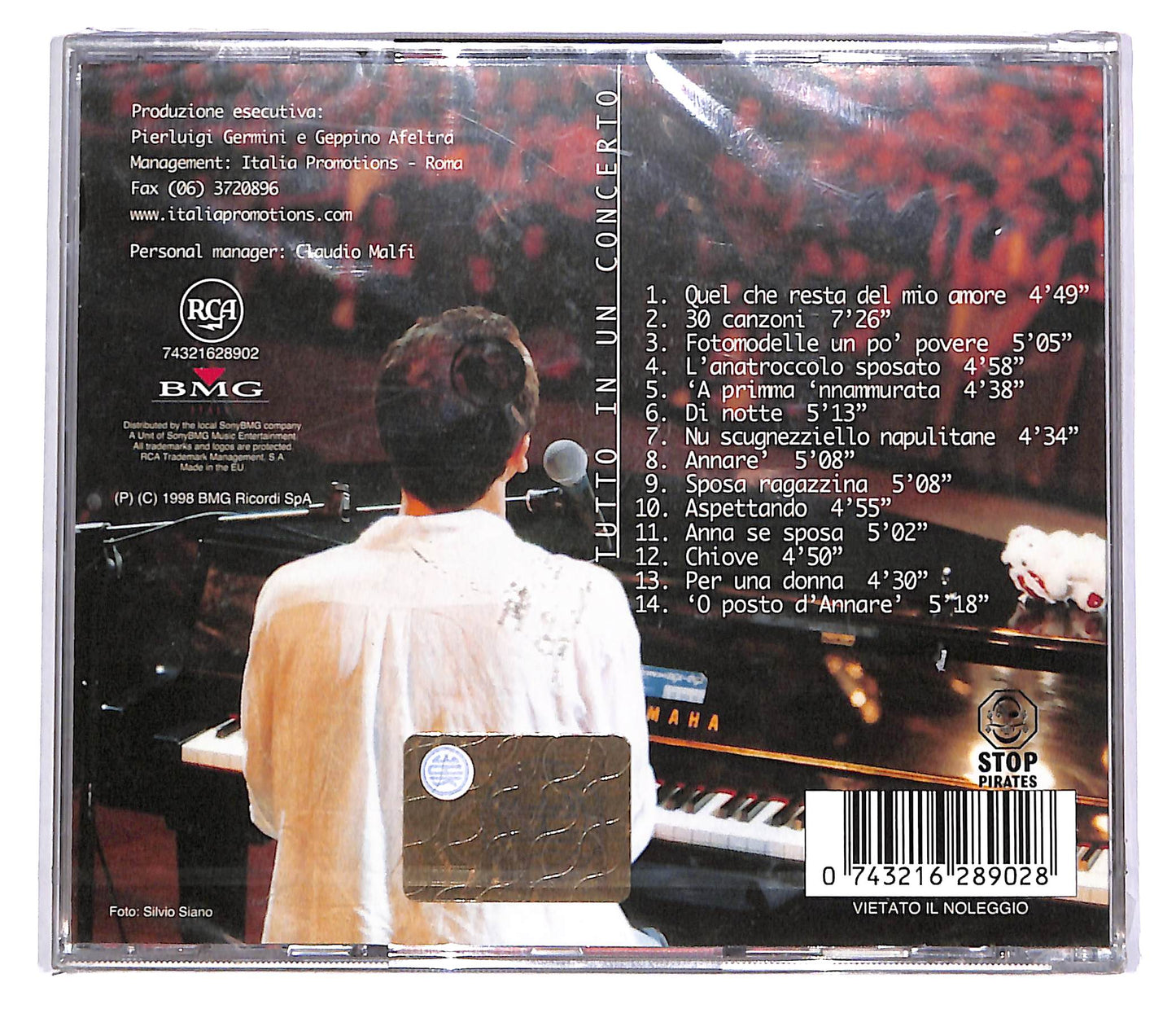 EBOND Gigi D'Alessio - Tutto In Un Concerto CD CD042413