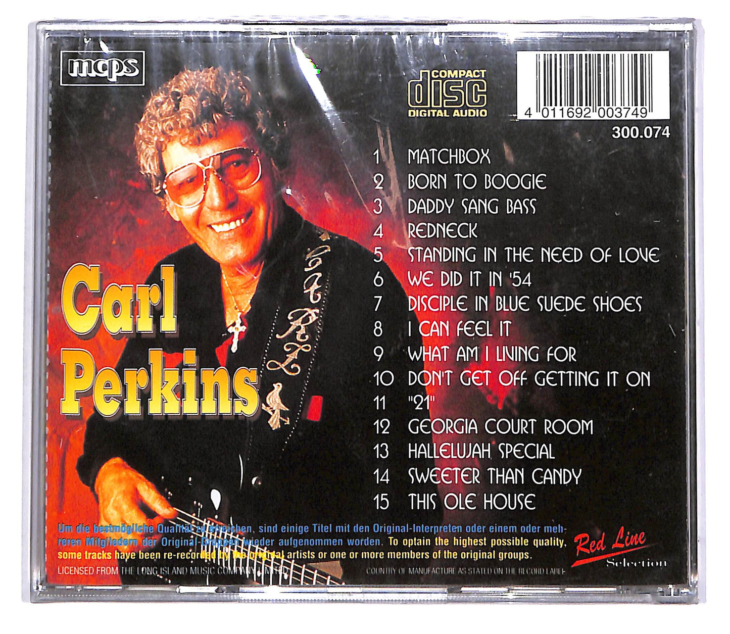 EBOND Carl Perkins - Matchbox CD CD042437