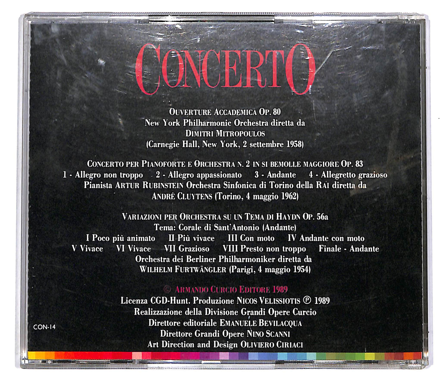 EBOND Brahms - Concerto Oventure Accademica Op. 80 EDITORIALE CD CD042724