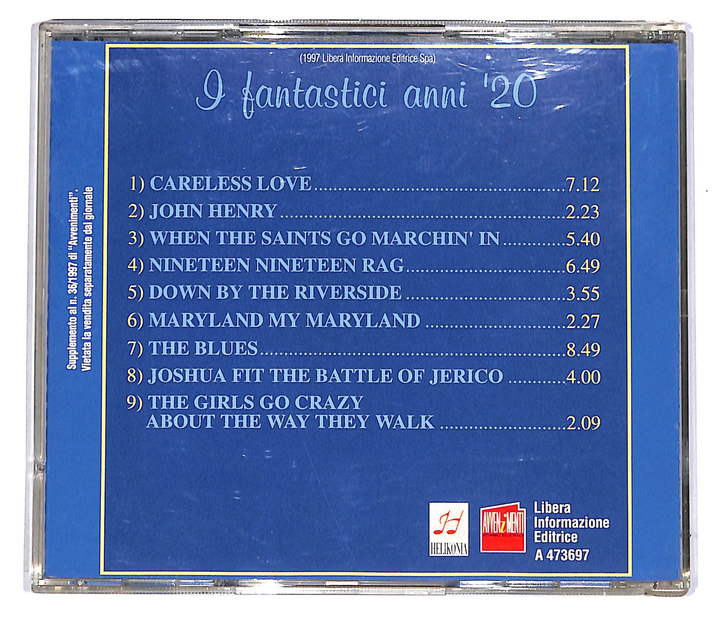 EBOND Classico Jazz - I Fantastici Anni '20 EDITORIALE CD CD042733