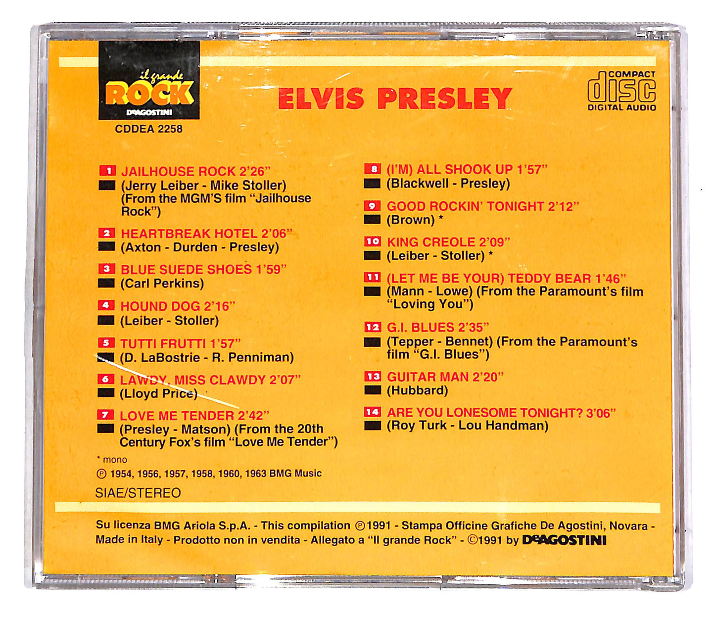 EBOND Il Grande Rock - Elvis Presley EDITORIALE CD CD042743