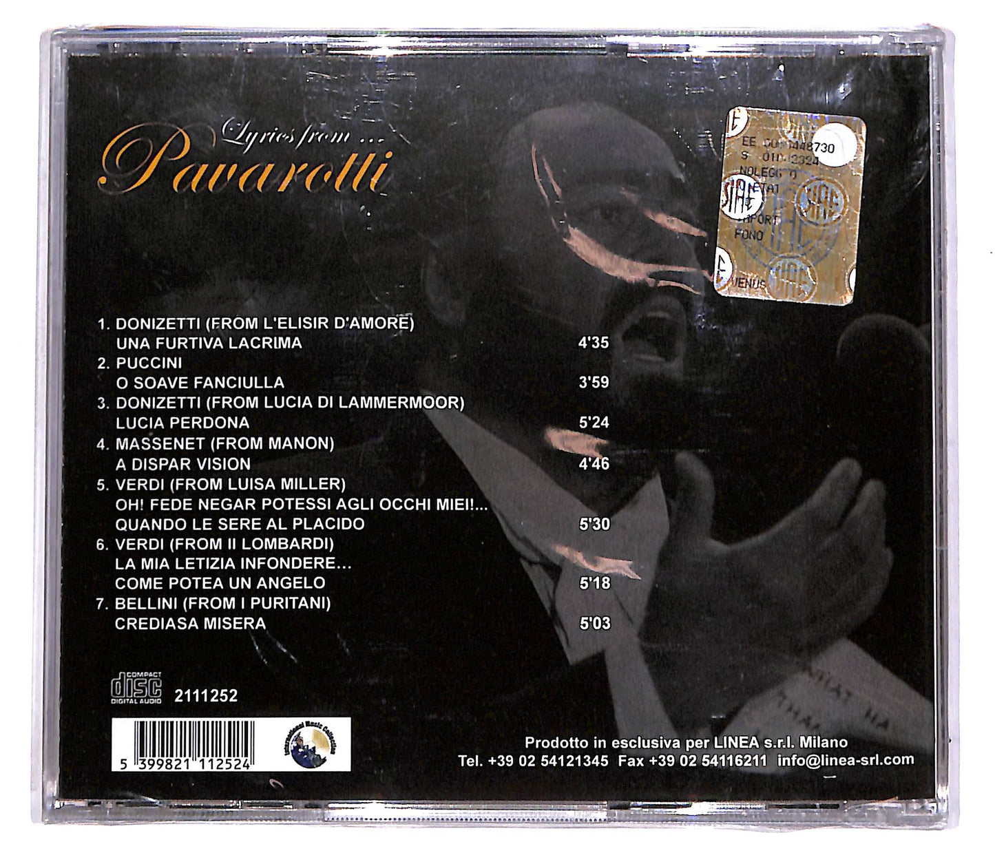 EBOND Pavarotti - Lyrics From... CD CD042932