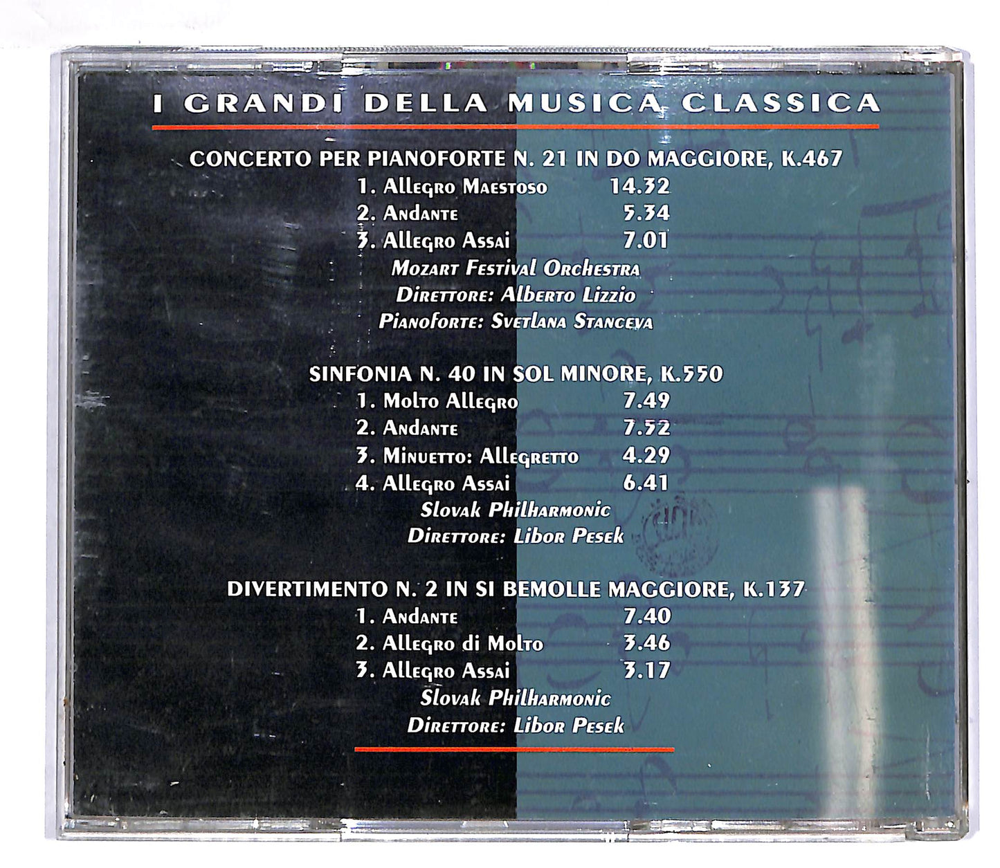 EBOND Mozart - Vol. I EDITORIALE CD CD043105