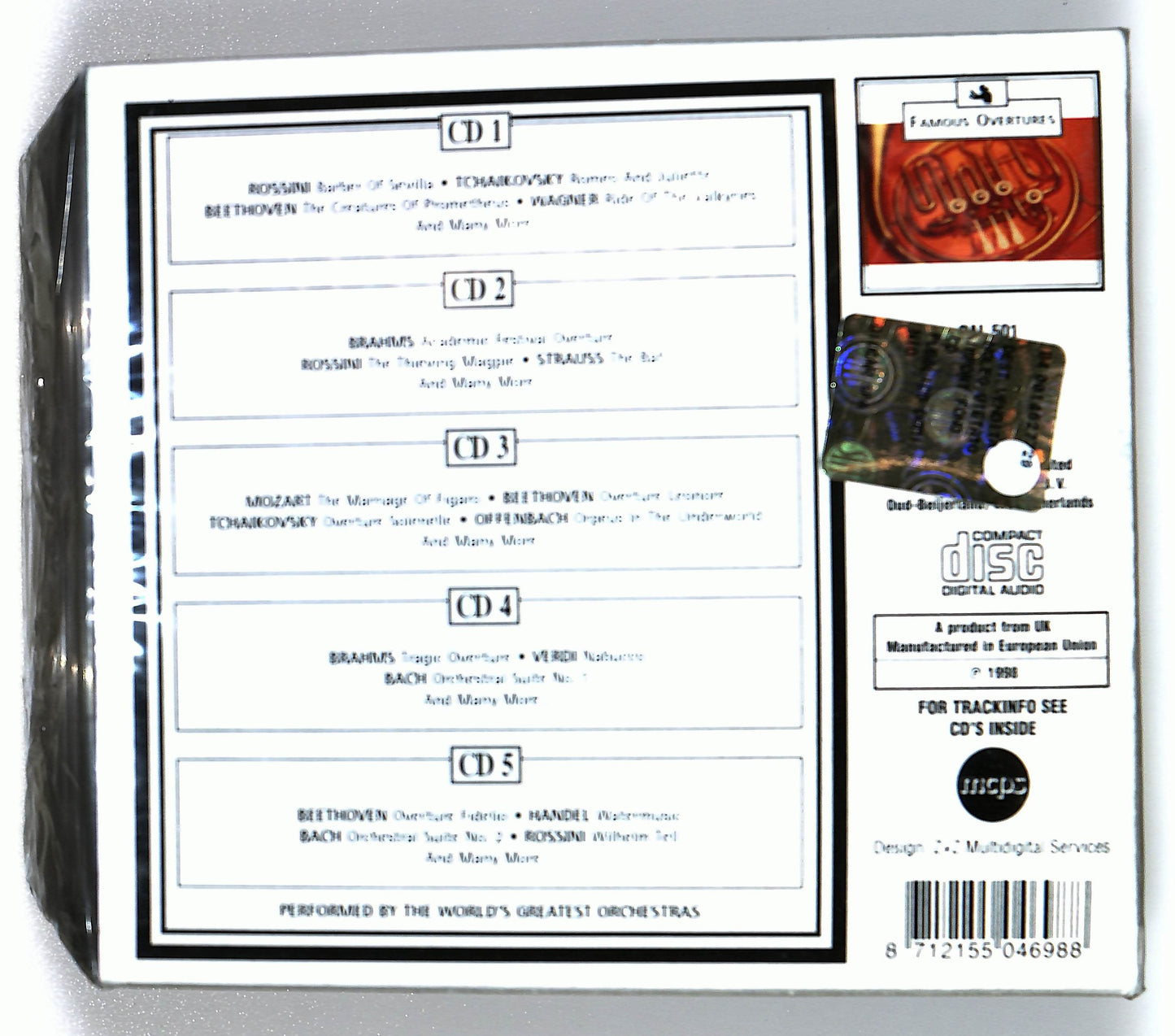 EBOND Various - Famous Overtures CD CD043124