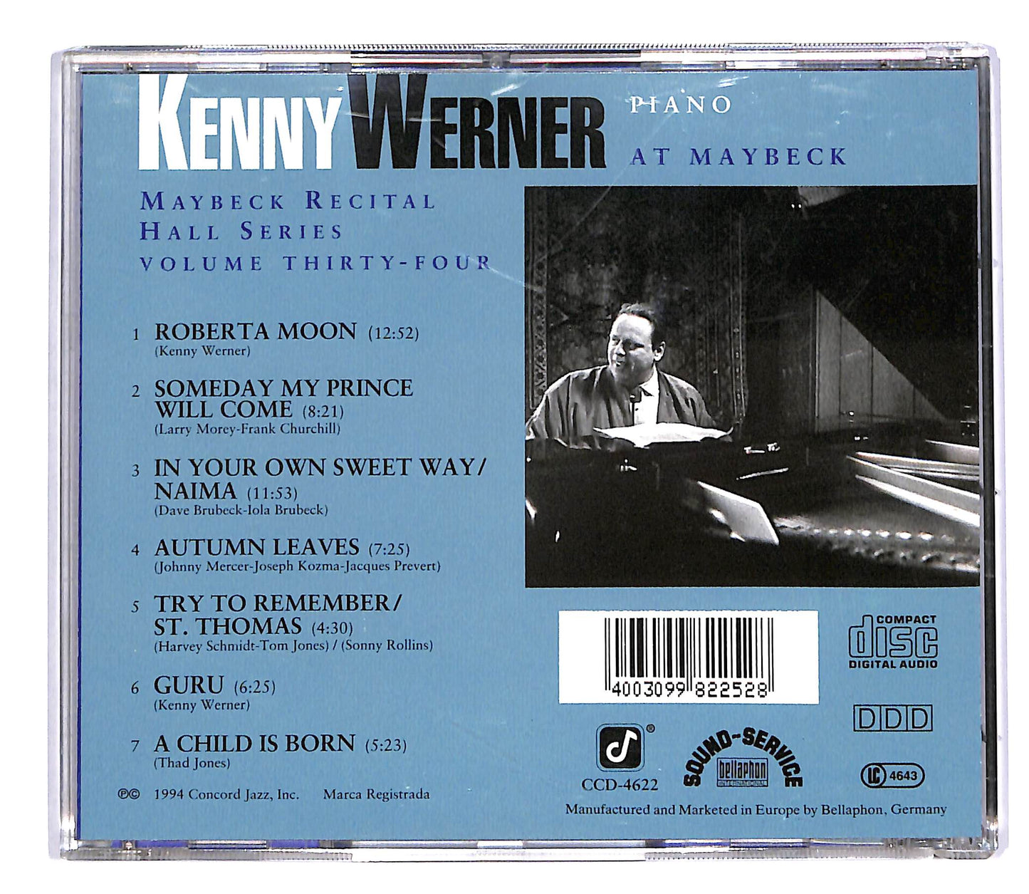 EBOND Kenny Werner - At Maybeck CD CD043634