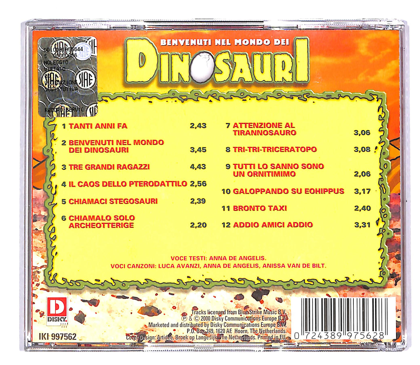EBOND Various- Benvenuti nel mondo dei dinosauri CD CD043651