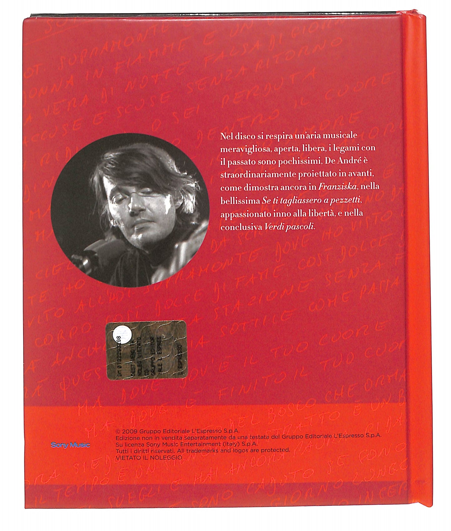 EBOND Fabrizio De Andre - L'Indiano EDITORIALE CD CD044412