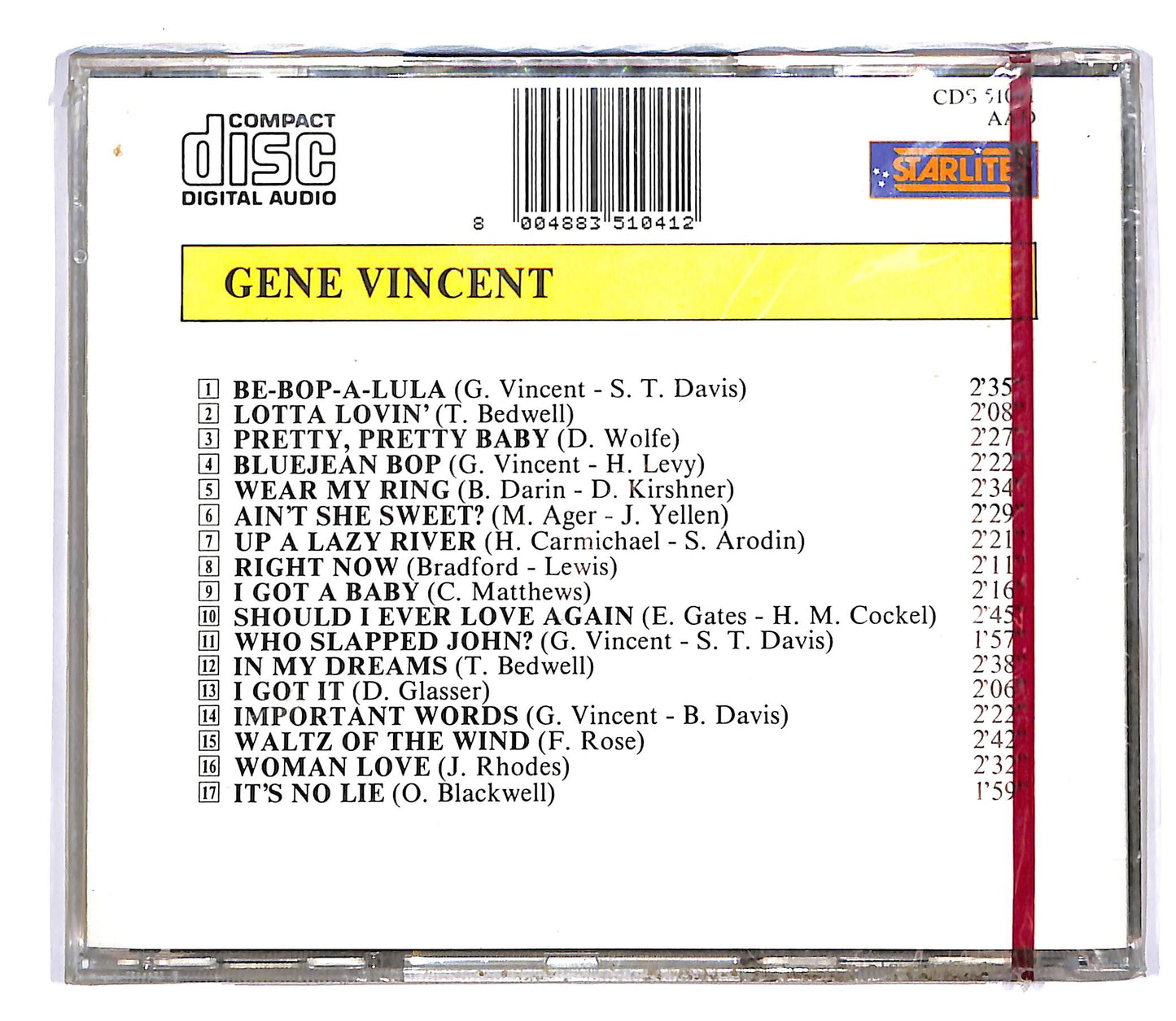EBOND Gene Vincent - Gene Vincent CD CD044512