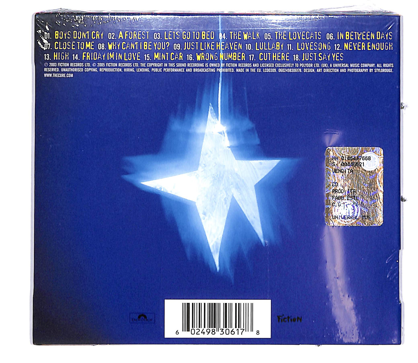 EBOND The Cure - Greatest Hits CD CD044605